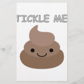 Niedlich Tickle Me Kacke Emoji Briefpapier (Vorderseite)