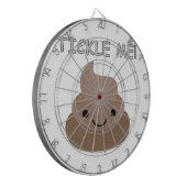 Niedlich Tickle Me Kacke Emoji Dartscheibe (Vorderseite Links)
