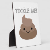 Niedlich Tickle Me Kacke Emoji Fotoplatte (Seite)