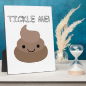 Niedlich Tickle Me Kacke Emoji Fotoplatte (Seite)