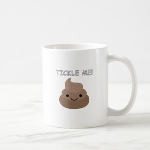 Niedlich Tickle Me Kacke Emoji Kaffeetasse