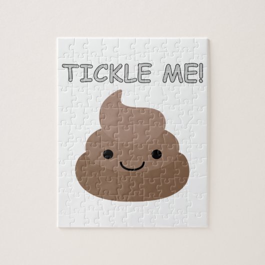 Niedlich Tickle Me Kacke Emoji Puzzle (Vertikal)