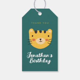 Niedlich Tiger Birthday danke Ihnen Geschenkanhänger