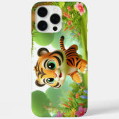 Niedlich Tiger Case-Mate iPhone Hülle (Rückseite)