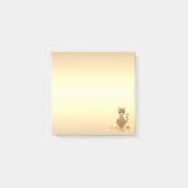 Niedlich Tiger Cat Cartoon Post-it Klebezettel (Vorderseite)