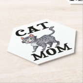 Niedlich Tiger Cat Mama Geschenk Funny Kitty Carto Untersetzer (angewinkelt)