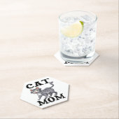 Niedlich Tiger Cat Mama Geschenk Funny Kitty Carto Untersetzer (Vor Ort)