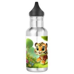 Niedlich Tiger Edelstahlflasche