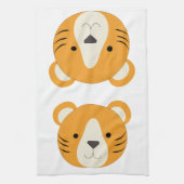 Niedlich Tiger Geschirrtuch (Vertikal)