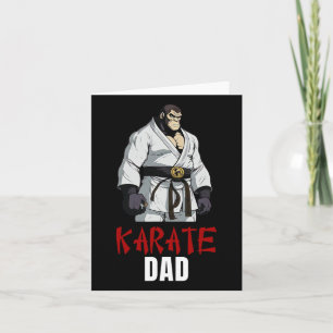 Niedlich Tiger Karate Vater - Funny Martial Arts S Karte