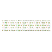 Niedlich Tiger Kindergeburtstag Safari Tiermuster Kurzer Tischläufer (Horizontal)