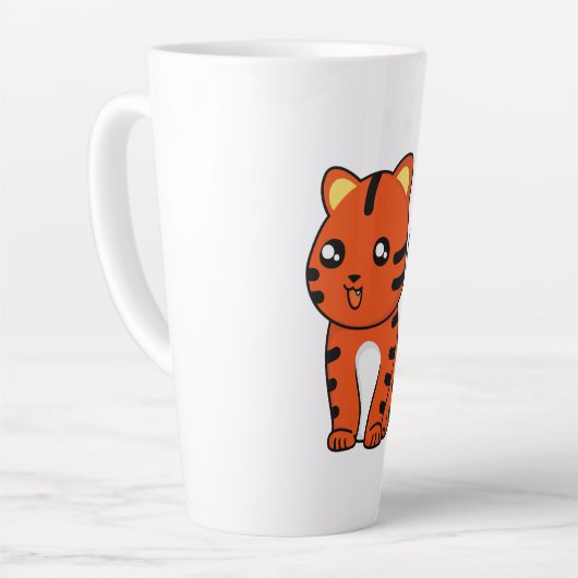 Niedlich Tiger Milchtasse (Linke Ecke)