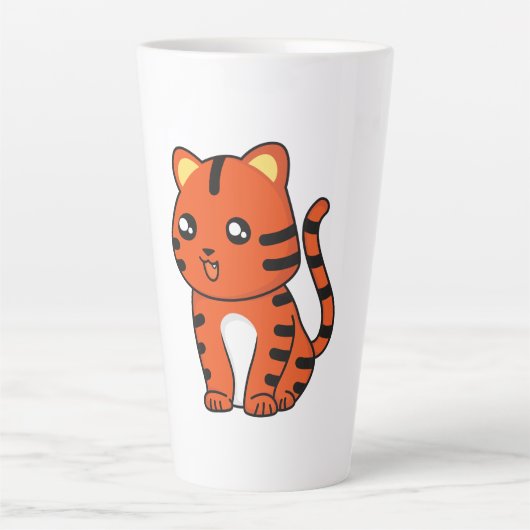 Niedlich Tiger Milchtasse (Vorderseite)