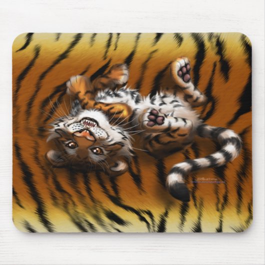 Niedlich Tiger Mousepad (Vorne)