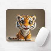 Niedlich Tiger Mousepad (Mit Mouse)