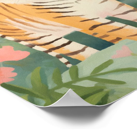 Niedlich Tiger Poster (Ecke)