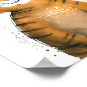 Niedlich Tiger Poster (Ecke)