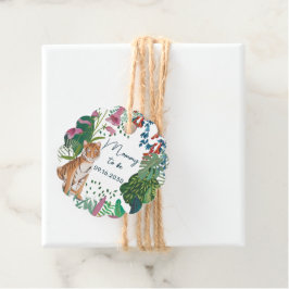 Niedlich Tiger Safari Mommy to Be Baby Dusche Geschenkanhänger