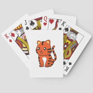Niedlich Tiger Spielkarten