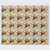 Niedlich Tiger Stripe Kitten Geschenkpapier (Flach)