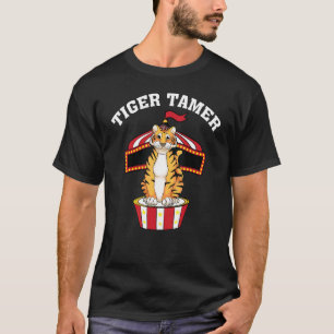 Niedlich Tiger Tamer Karneval Show Performer Kinde T-Shirt