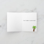 Niedlich Tiger Vielen Dank Dankeskarte (Innenseite)