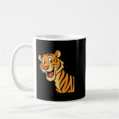 Niedlich Tiger Wildcat Funny Wildlife Animal Jungl Kaffeetasse (Links)