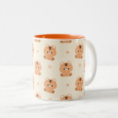 Niedlich Tiger Zweifarbige Tasse (VorderseiteRechts)