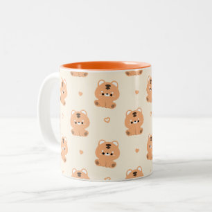 Niedlich Tiger Zweifarbige Tasse
