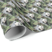 Niedlich Tiny Pandas, grün Geschenkpapier (Rolleneckpunkt)
