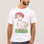 Niedlich Toadstool Pilzduck T-Shirt (Vorderseite)