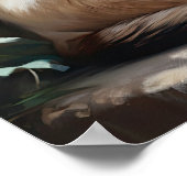 Niedlich Tonkinese Cat Art Print Poster (Ecke)