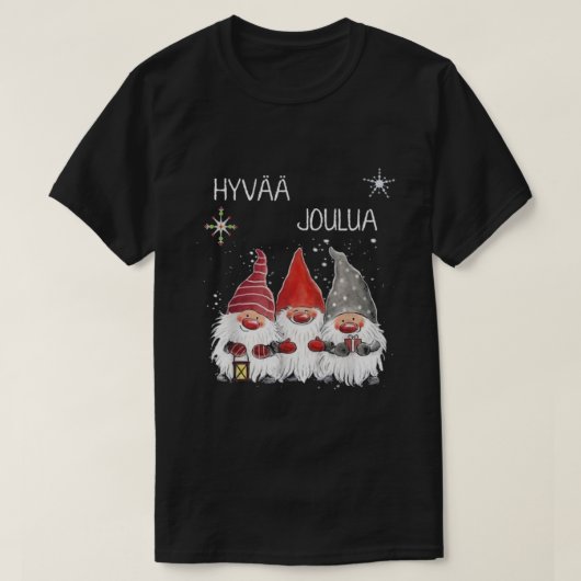 NIEDLICH TONTTU HYVAA JOULUA FINNISH T-Shirt (Design vorne)