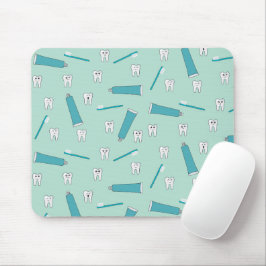 Niedlich Tooth Aquamarin Minze Zahnpasta Zahnbürst Mousepad
