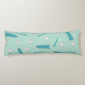 Niedlich Tooth Aquamarin Minze Zahnpasta Zahnbürst Seitenschläferkissen (Rückseite)