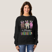 Niedlich Tooth Dental Squad Dental Assistant Oster Sweatshirt (Vorne ganz)