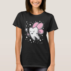 Niedlich Tooth Fairy Halloween Kostüm Dentalassist T-Shirt