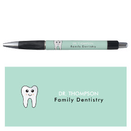 Niedlich Tooth Family Dentities Business Kugelschreiber