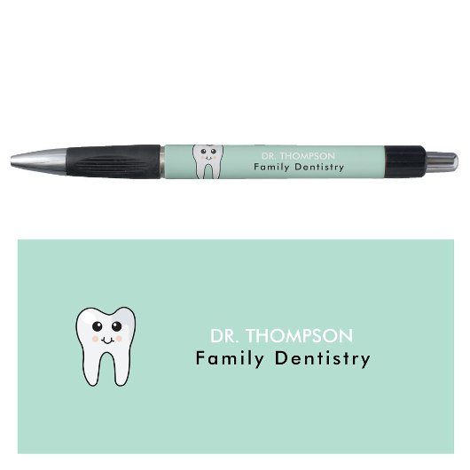 Niedlich Tooth Family Dentities Business Kugelschreiber