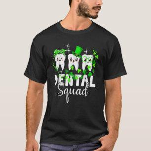 Niedlich Tooth Leprechaun Hat Dental Squad St Patr T-Shirt