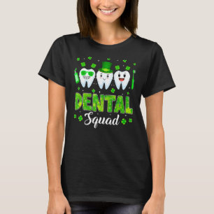 Niedlich Tooth Leprechaun Hat Dental Squad St Patr T-Shirt