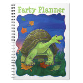Niedlich Tortoise Party Planer Notizblock (Vorderseite)