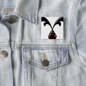 Niedlich Tough Bunny Boxer Rabbit Button (Beispiel)