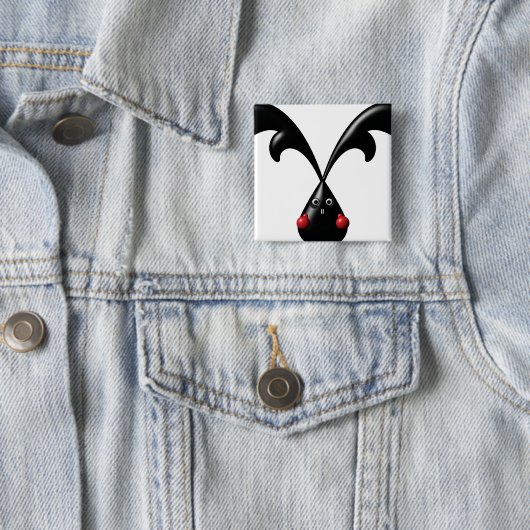 Niedlich Tough Bunny Boxer Rabbit Button (Beispiel)