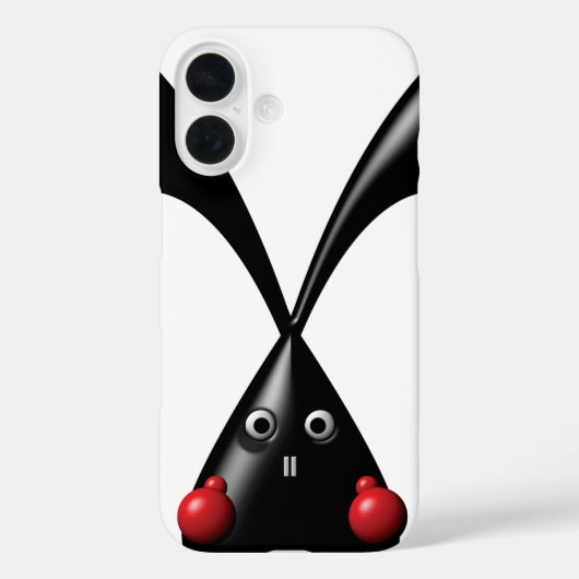 Niedlich Tough Bunny Boxer Rabbit Case-Mate iPhone Hülle (Rückseite)