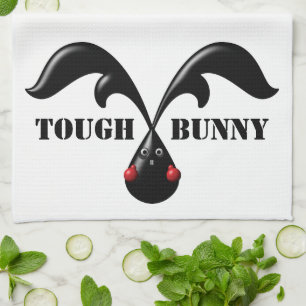 Niedlich Tough Bunny Boxer Rabbit Geschirrtuch