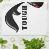 Niedlich Tough Bunny Boxer Rabbit Geschirrtuch (Gefaltet)