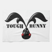 Niedlich Tough Bunny Boxer Rabbit Geschirrtuch (Horizontal)