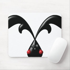 Niedlich Tough Bunny Boxer Rabbit Mousepad