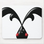 Niedlich Tough Bunny Boxer Rabbit Mousepad (Vorne)